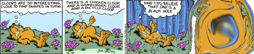 Garfield Plus A Black Hole