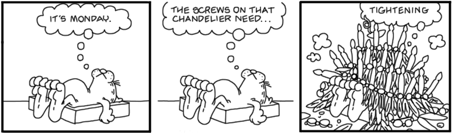 Garfield traced