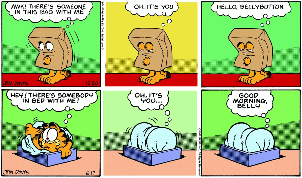 Spot the Difference with Garfield, Yet Again