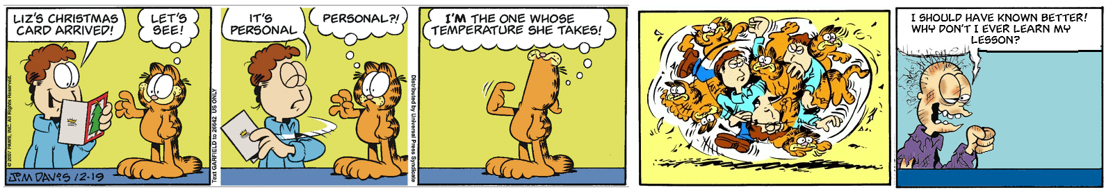 Garfield Plus Aftermath: Christmas Card