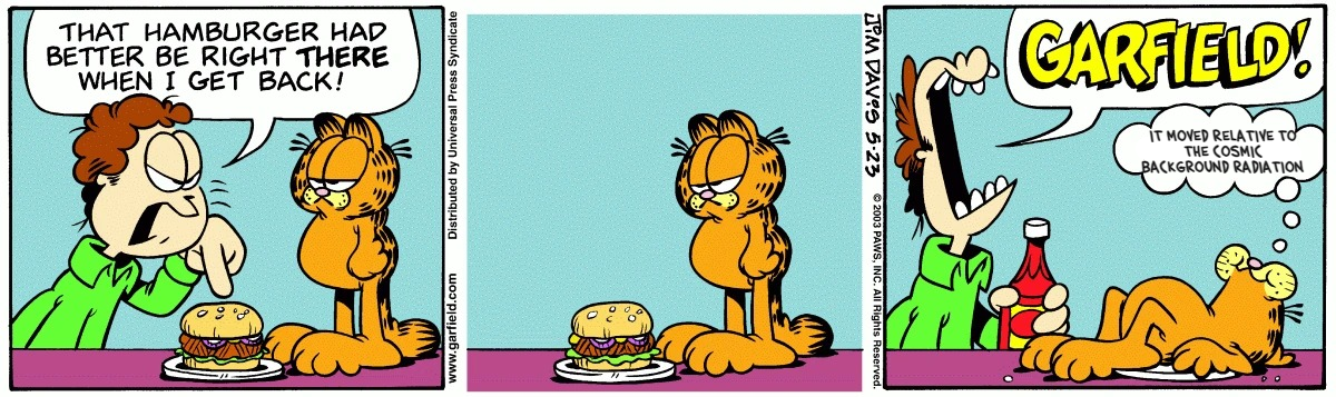 Garfield explains why Jon is angry