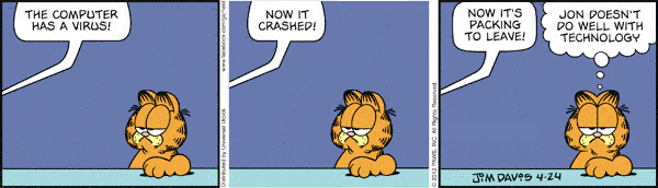 Reversed Punchline Garfield #2