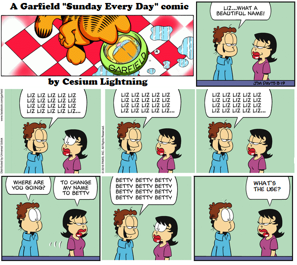 Sunday Every Day: Liz Liz Liz Betty Betty