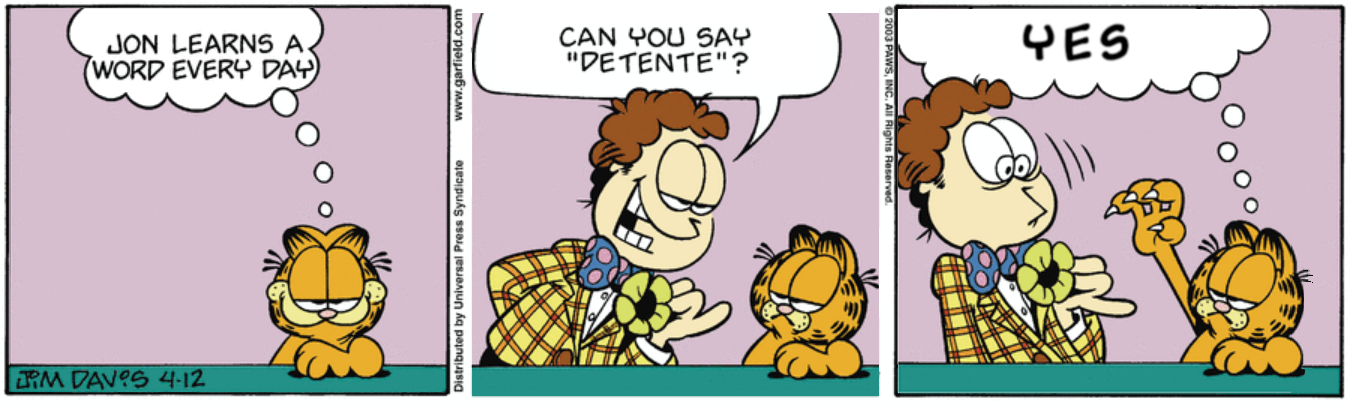 Jon learns a new word