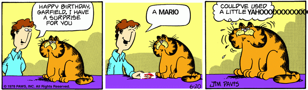 It's a me, Garfield