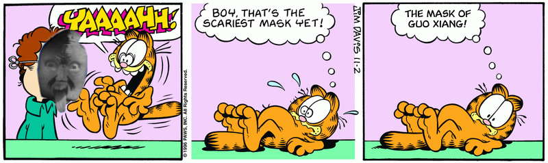 Garfield plus Scary Logos