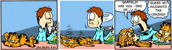 Garfield plus tone indicators