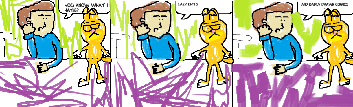Lazy edits lack artistic skills