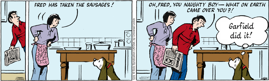 Fred Basset gets genre-savvy