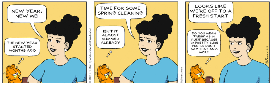 Nancy, but with Garfield