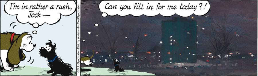 Jock fills in