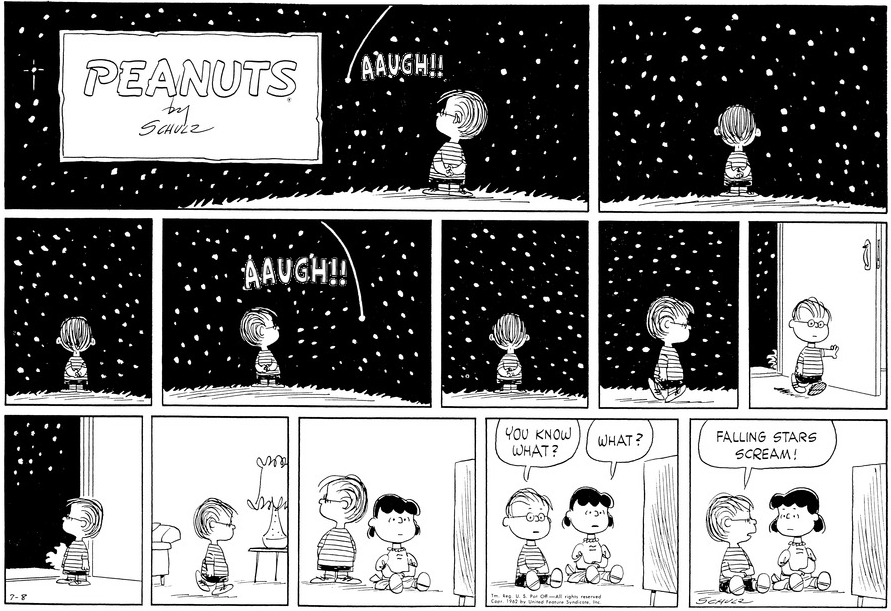 Making Peanuts Slightly Weirder: The Fall-t in Our Stars