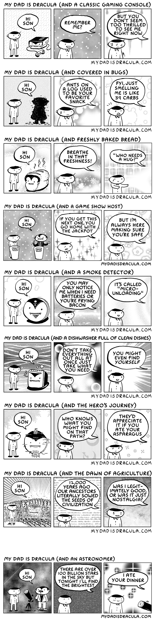 My Dad Is Dracula (And Eight Days Of Rotated Punchlines)