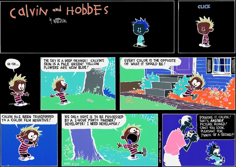 Negative Negative Calvin