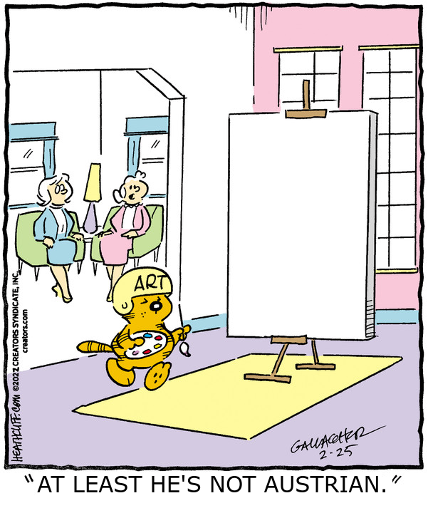 Heathcliff with WWII references