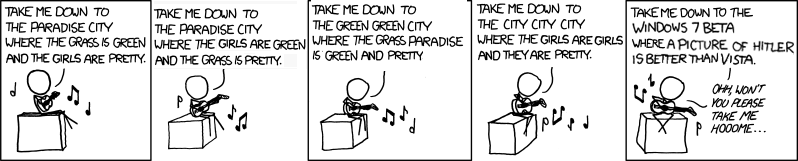 Making xkcd Slightly Worse Again: Paradise City