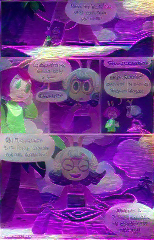 Cucumber Quest in Vaporwave