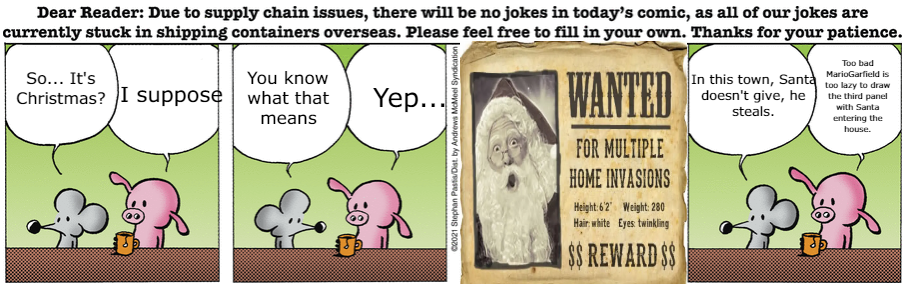 Rat and Pig Collaborate: Christmas in July