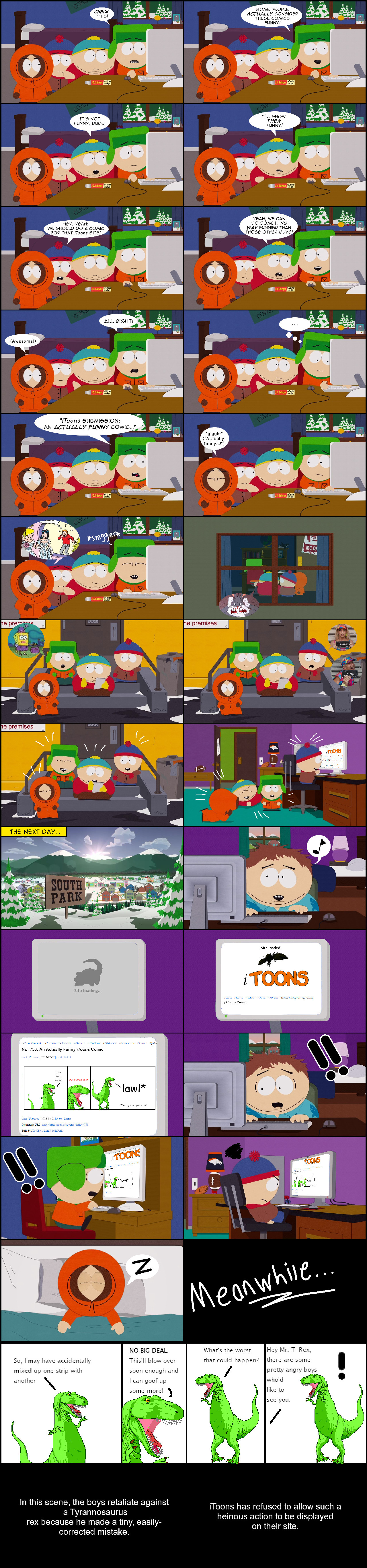 The Boys Make an iToons Strip