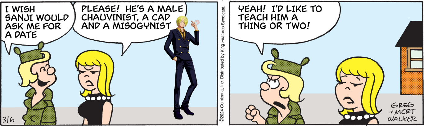 Sanji at Swampy