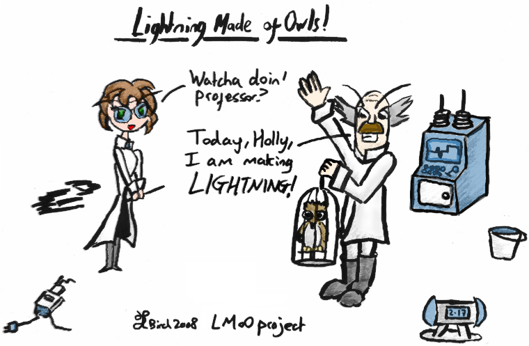 Lightning Made of Owls!