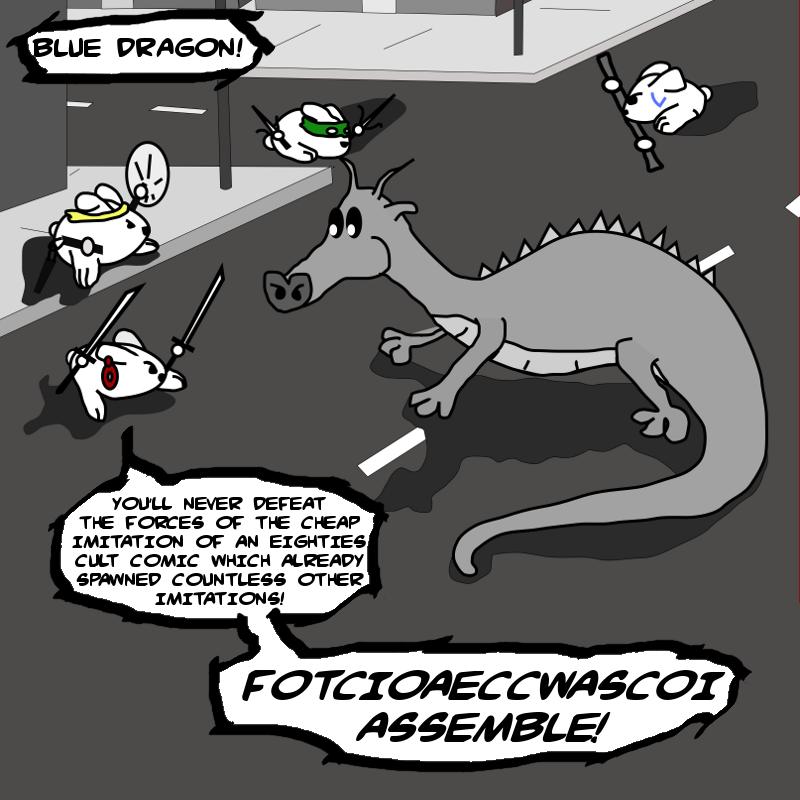 FOTCIOAECCWASCOI and the Blue Dragon: Part 3