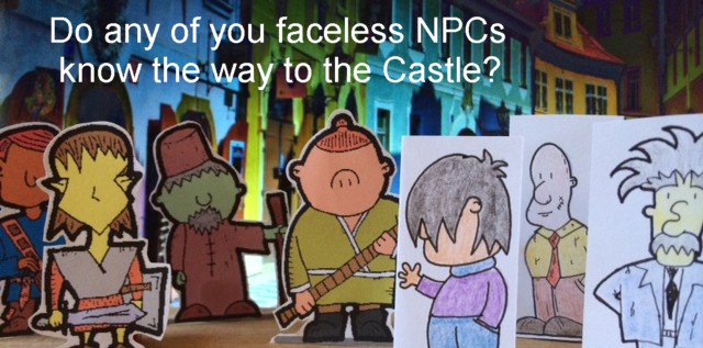 Faceless extras