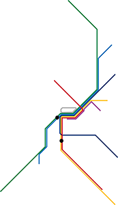 Brisbane metro map