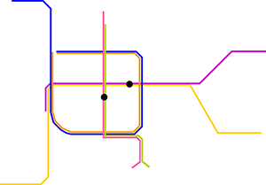 Brussels metro map