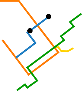 Montreal metro map